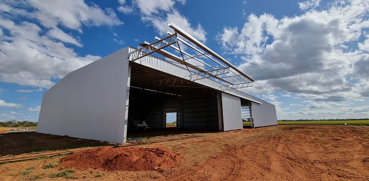 Machinery sheds