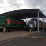 Commercial storage sheds