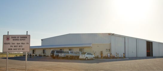 Large industrial sheds