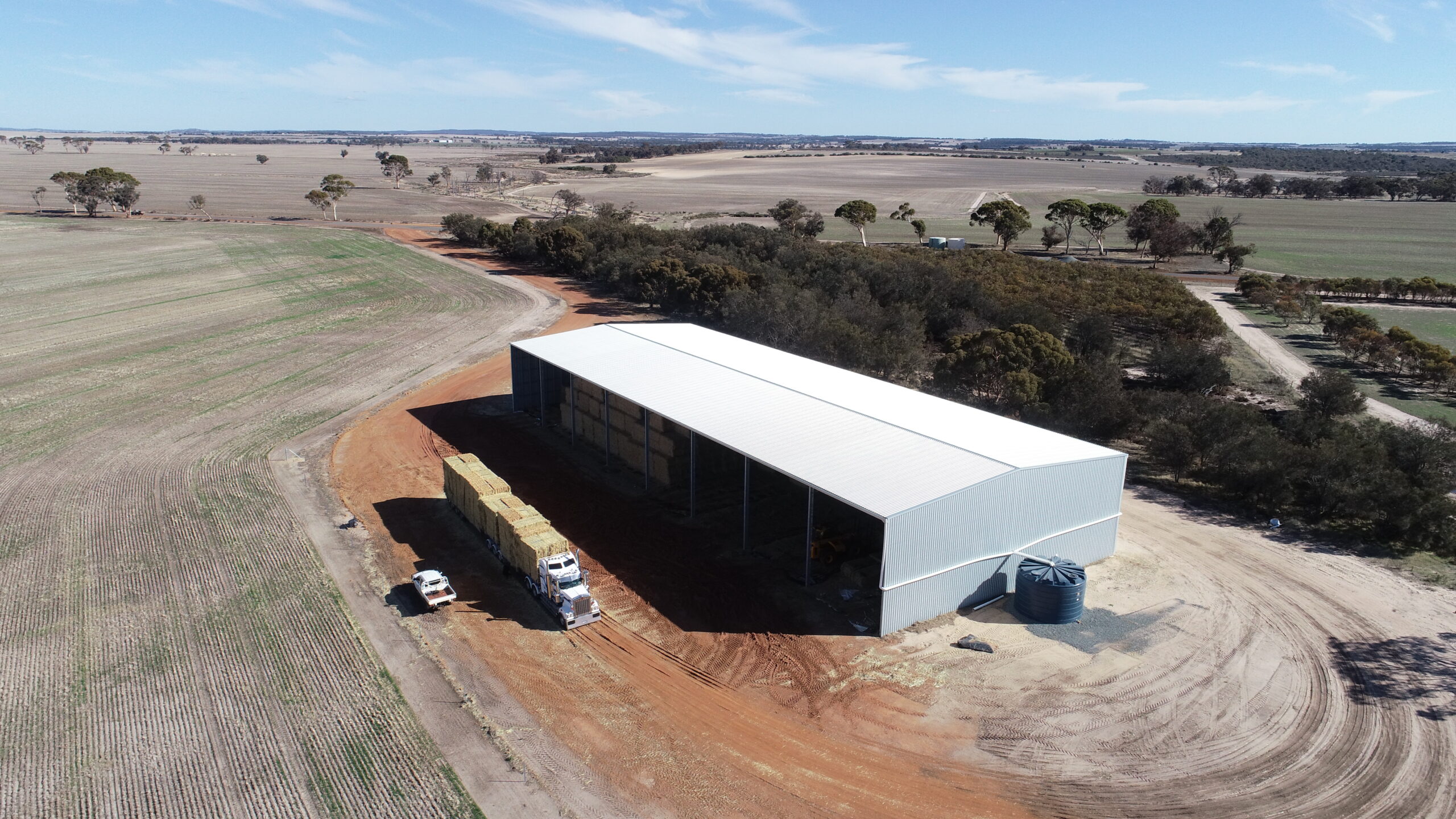 Hay sheds