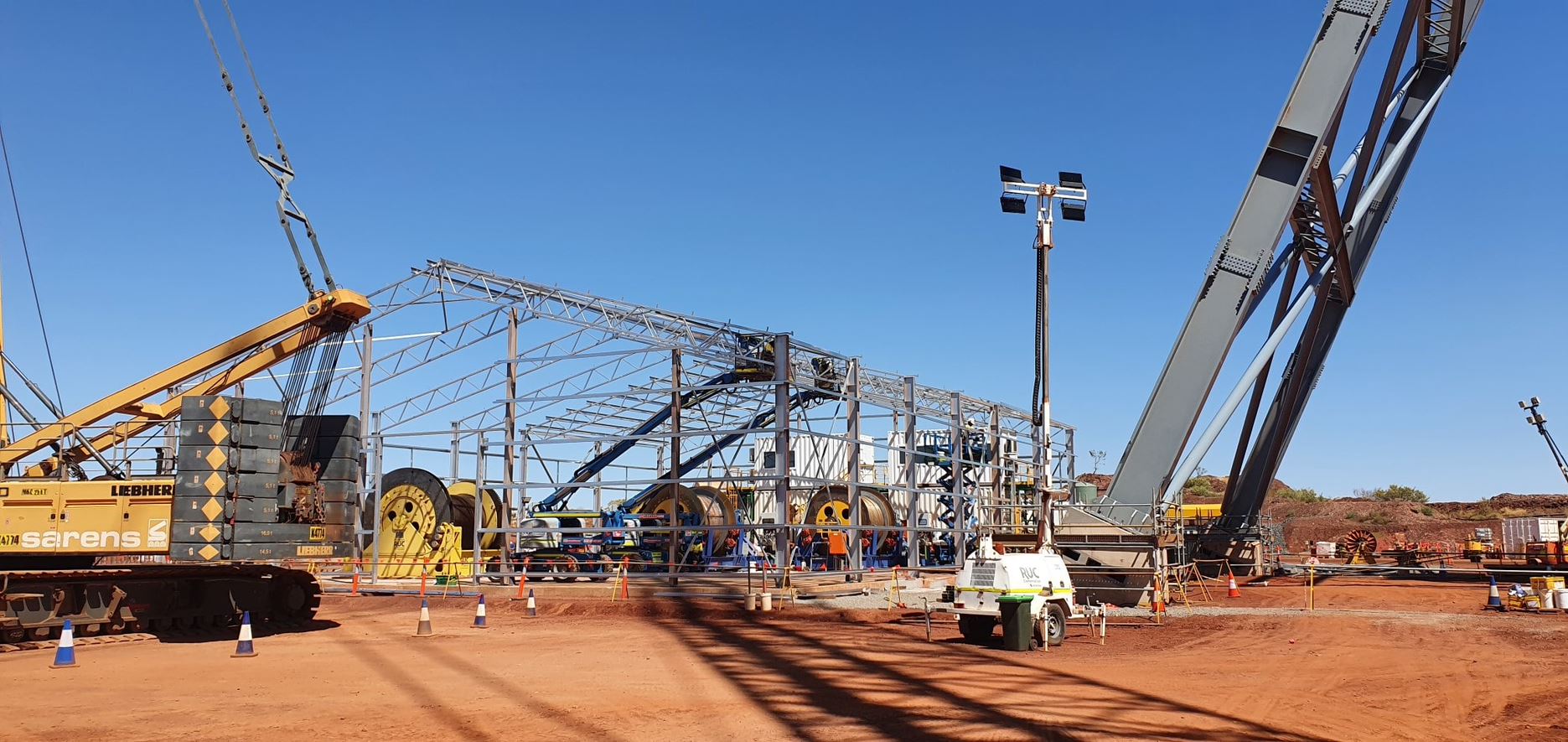 Mining sheds