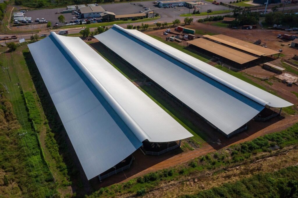 Auspan RIDGEBACK® Feedlot and Dairy Sheds DJI 0646 1