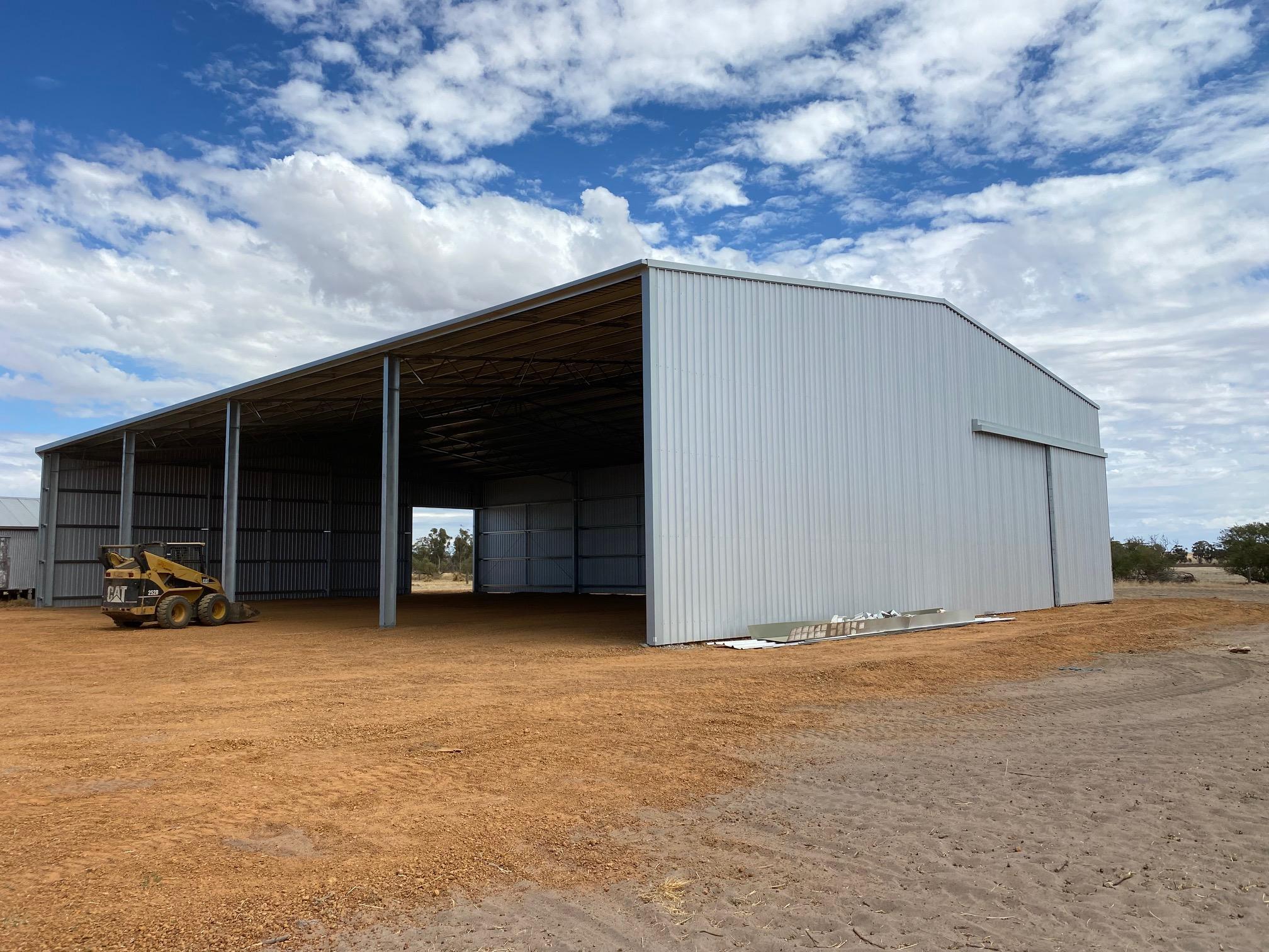 Machinery sheds