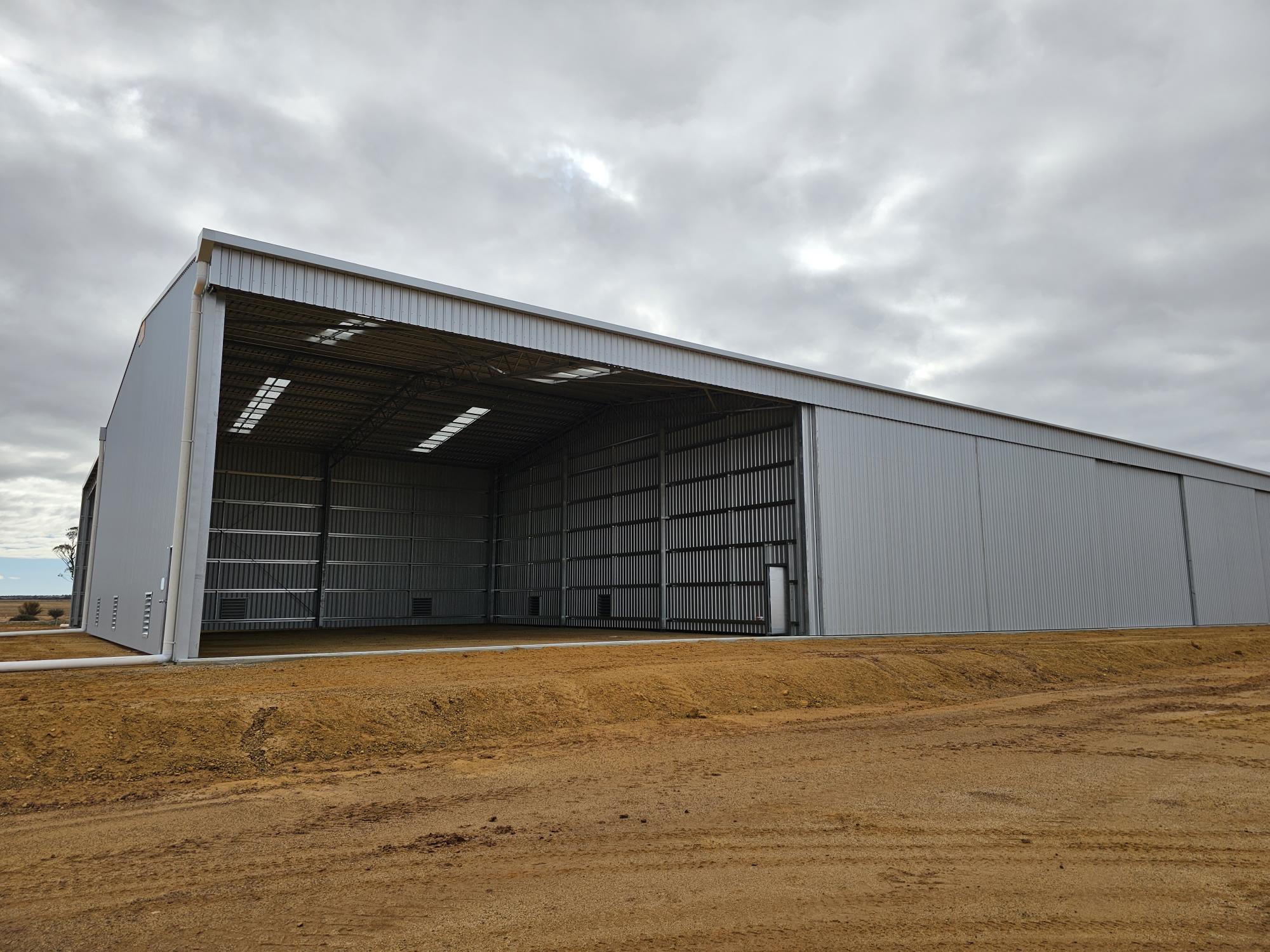 Chemical storage shed