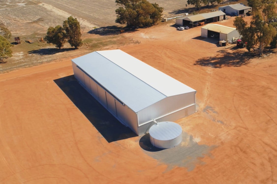 Machinery sheds
