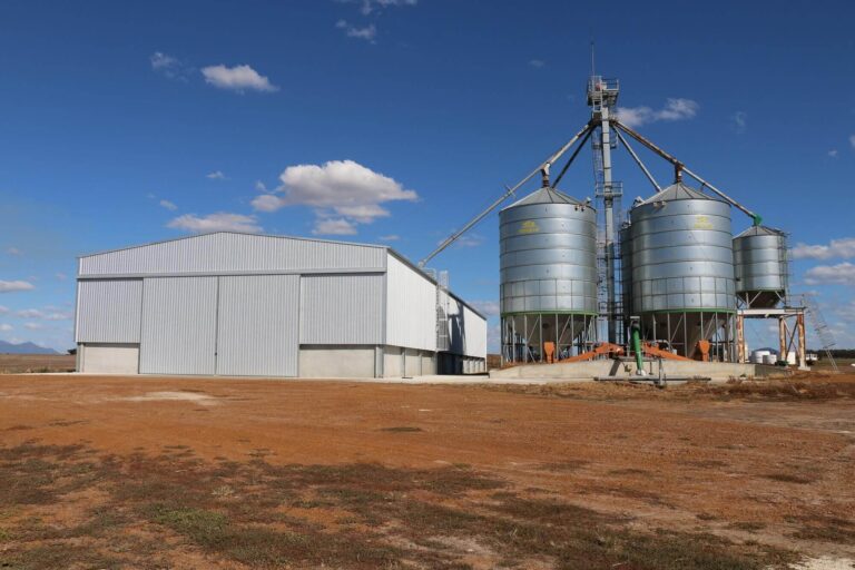 Auspan Shed Design and Construction grain shed 1