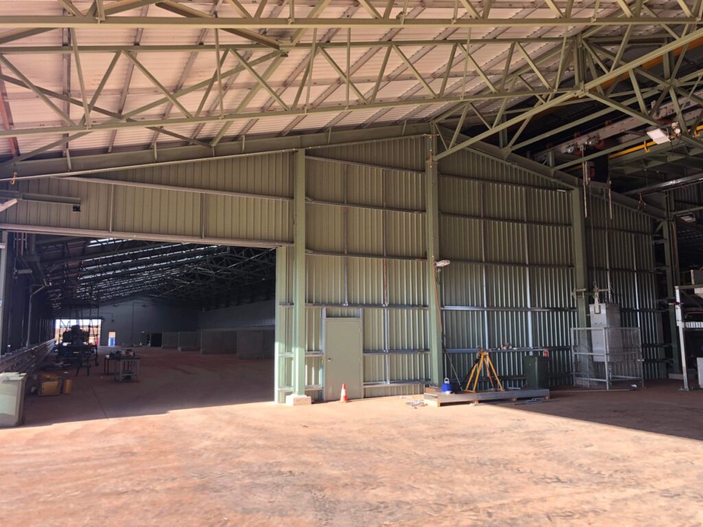 AUSPAN Bulk Storage Facilities mining bulk storage shed
