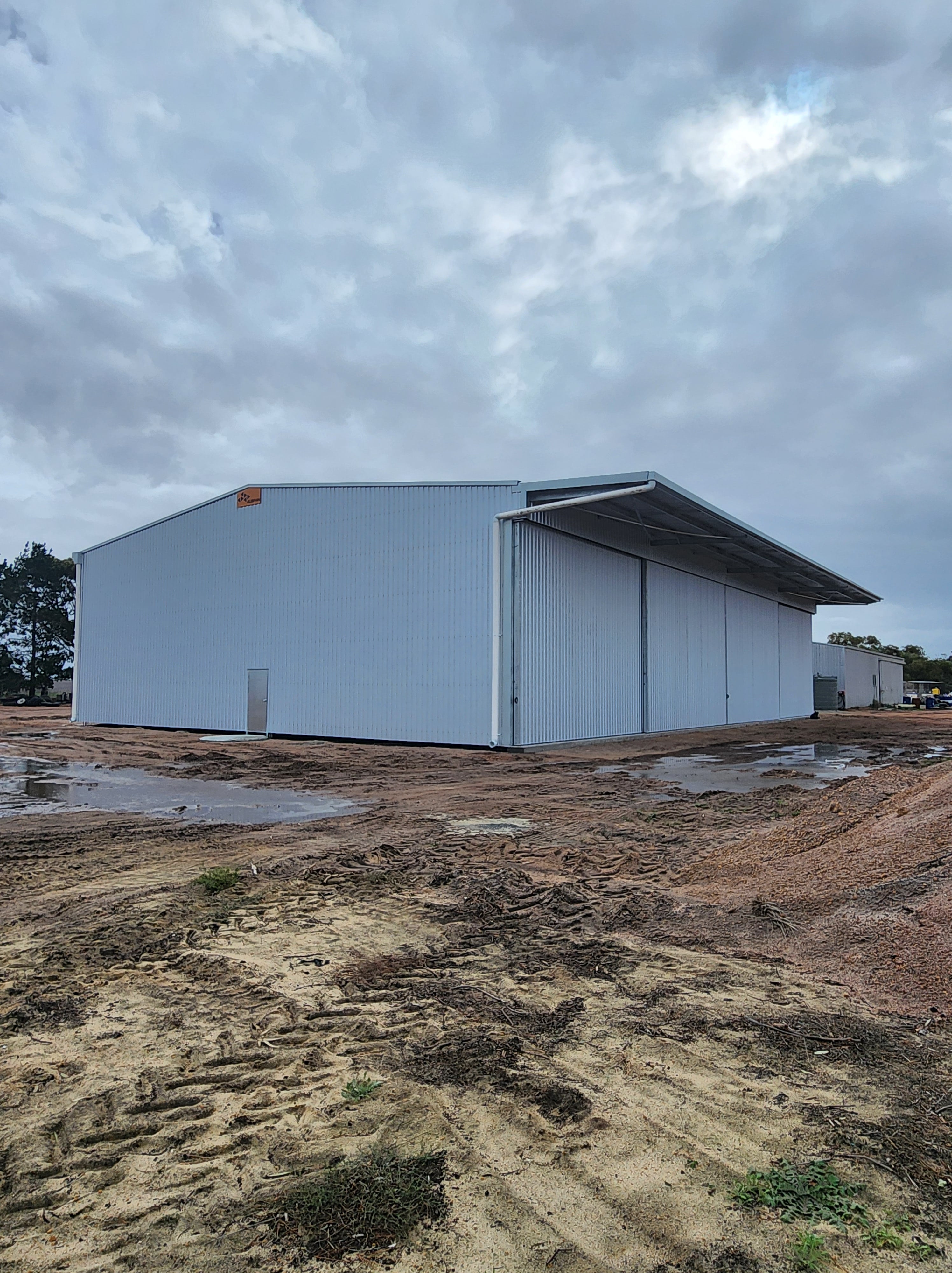 machinery shed in west river