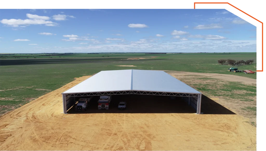 Agriculture farm shed by AUSPAN in WA