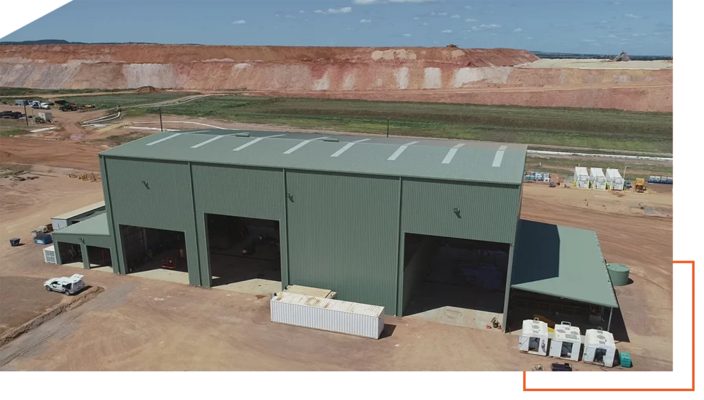 Mining facility by AUSPAN in WA