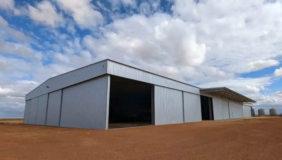 Heavy duty structural steel shed