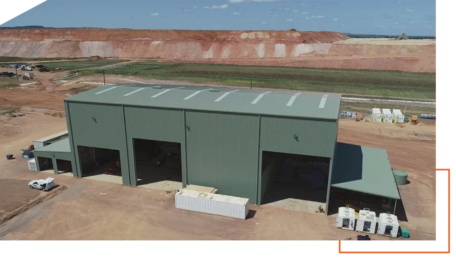 Mining facility by AUSPAN in WA